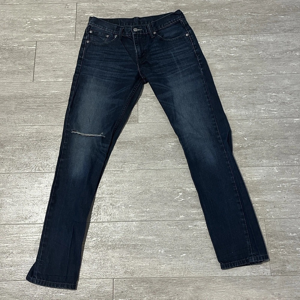 Levi's Men's 511 30x32 (30x31) Original Straight Fit Jeans - Dark Wash Black Tag